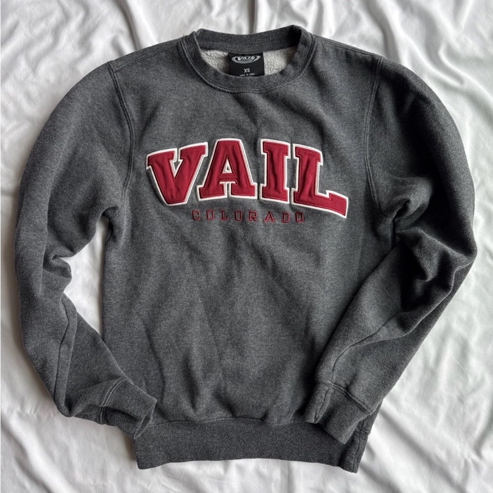 Vail Colorado Gray Sweatshirt